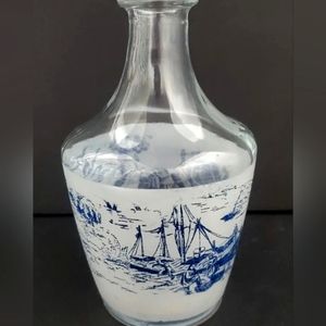 Vintage Verrerie Cristallerie D'Arques French Country Decanter-1957